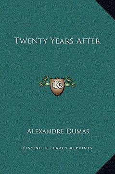 portada twenty years after (en Inglés)