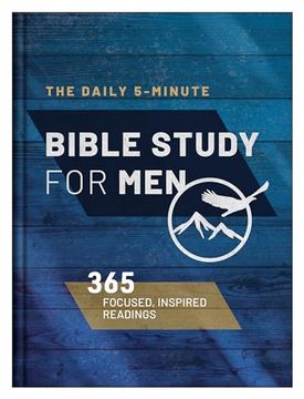 portada The Daily 5-Minute Bible Study for Men: 365 Focused, Inspiring Readings (en Inglés)