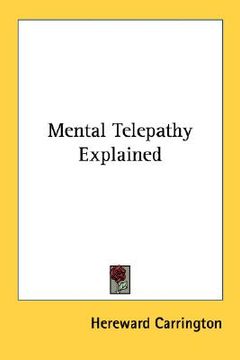 portada mental telepathy explained (in English)
