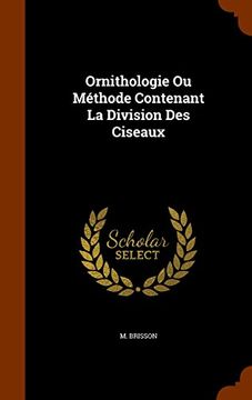 portada Ornithologie Ou Méthode Contenant La Division Des Ciseaux