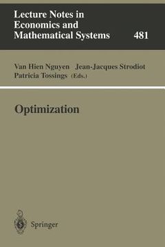 portada optimization: proceedings of the 9th belgian-french-german conference on optimization namur, september 7-11, 1998 (en Inglés)
