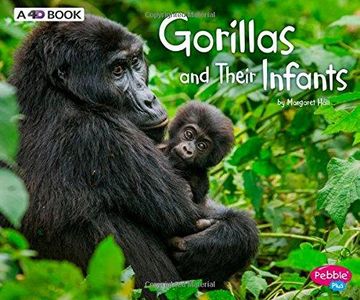 portada Gorillas and Their Infants: A 4D Book (en Inglés)