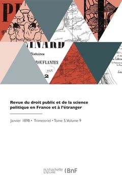 portada Revue Du Droit Public Et de la Science Politique En France Et À l'Étranger (en Francés)