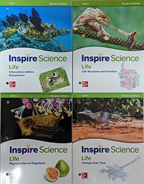 portada Inspire Science: Life Write-In Student Edition 4 Unit Bundle (en Inglés)