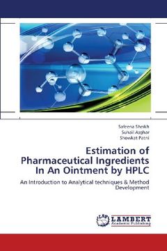 portada Estimation of Pharmaceutical Ingredients in an Ointment by HPLC