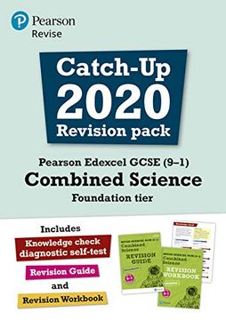 portada Pearson Revise Edexcel Gcse (9-1) Combined Science Foundation Tier Catch-Up 2020 Revision Pack for Home Learning, 2021 Assessments and 2022 Exams (Revise Edexcel Gcse Science 16) (in English)