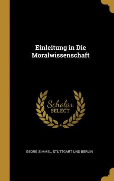 portada Einleitung in die Moralwissenschaft (in German)