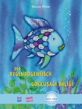 portada Der Regenbogenfisch. Kinderbuch Deutsch-Türkisch