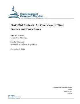 portada GAO Bid Protests: An Overview of Time Frames and Procedures (en Inglés)