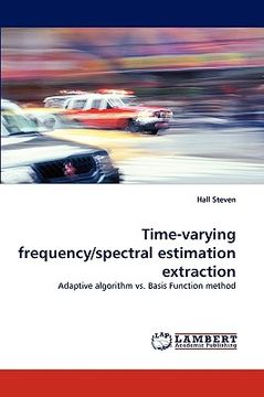 portada time-varying frequency/spectral estimation extraction (in English)