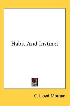 portada habit and instinct (in English)