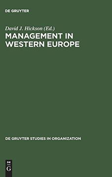 portada Management in Western Europe: Society, Culture, & Organization in Twelve Nations (en Inglés)