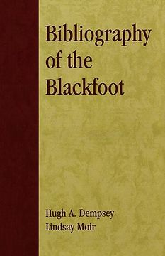 portada bibliography of the blackfoot (in English)