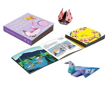 portada Origami Butterflies, Birds & Bees: Paper Block Plus 64-Page Book (en Inglés)