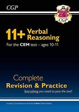 portada New 11+ cem Verbal Reasoning Complete Revision and Practice - Ages 10-11 (en Inglés)