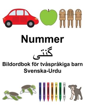 portada Svenska-Urdu Nummer/گن تی Bildordbok för tvåspråkiga barn (en Sueco)