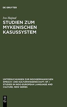 portada Studien zum Mykenischen Kasussystem (en Inglés)