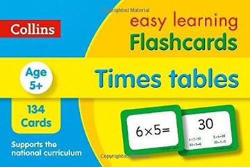 portada Times Tables Flashcards (Collins Easy Learning Ks2) (en Inglés)