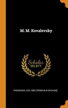 portada M. M. Kovalevsky (en Inglés)