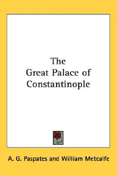 portada the great palace of constantinople (en Inglés)