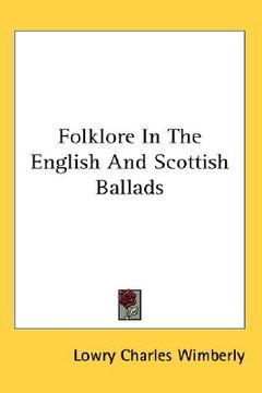 portada folklore in the english and scottish ballads (en Inglés)