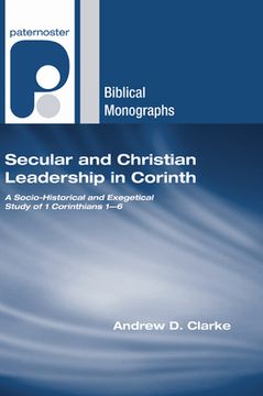 portada Secular and Christian Leadership in Corinth (en Inglés)