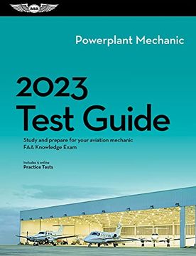 portada 2023 Powerplant Mechanic Test Guide: Study and Prepare for Your Aviation Mechanic faa Knowledge Exam (Asa Fast-Track Test Guides) (en Inglés)