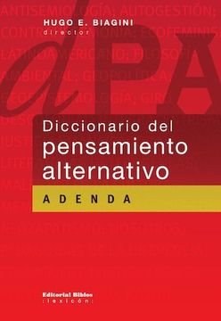 portada Diccionario del Pensamiento Alternativo. Adenda (in Spanish)