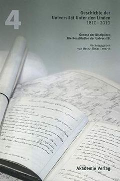 portada Geschichte der Universit t Unter den Linden 1810-2010: 4 (en Alemán)