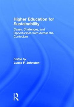 portada higher education for sustainability (en Inglés)
