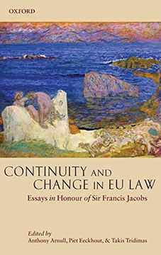 portada Continuity and Change in eu Law: Essays in Honour of sir Francis Jacobs (en Inglés)
