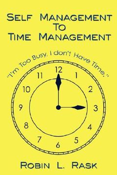 portada self management to time management (en Inglés)