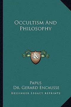 portada occultism and philosophy (in English)