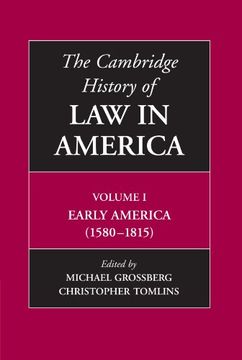 portada The Cambridge History of law in America: Volume 1 (en Inglés)