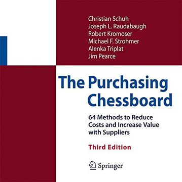 portada The Purchasing Chessboard: 64 Methods to Reduce Costs and Increase Value With Suppliers (en Inglés)