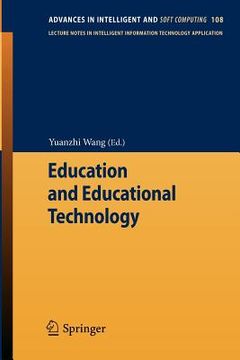 portada education and educational technology (en Inglés)