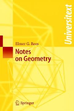 portada notes on geometry (en Inglés)