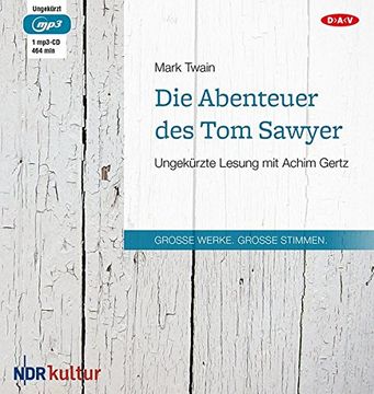 portada Die Abenteuer des tom Sawyer: Ungekürzte Lesung mit Achim Gertz (1 Mp3-Cd) (en Alemán)