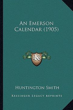 portada an emerson calendar (1905) an emerson calendar (1905) (en Inglés)