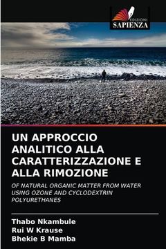 portada Un Approccio Analitico Alla Caratterizzazione E Alla Rimozione (en Italiano)