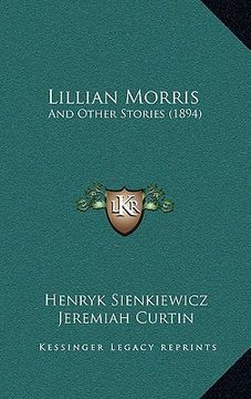 portada lillian morris: and other stories (1894) (in English)
