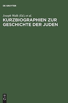 portada Kurzbiographien zur Geschichte der Juden (en Alemán)