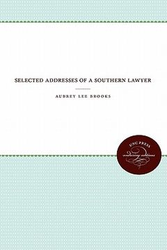 portada selected addresses of a southern lawyer (en Inglés)