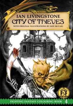 portada Official Fighting Fantasy Colouring Book 4: City of Thieves (Official Fighting Fantasy Colouring Books)