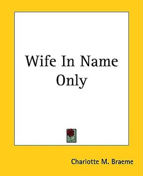 portada wife in name only (en Inglés)