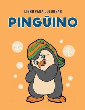 portada Libro para colorear pingüino