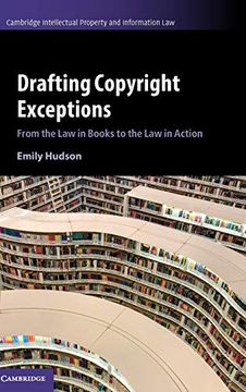 portada Drafting Copyright Exceptions (Cambridge Intellectual Property and Information Law) (en Inglés)