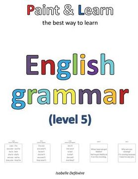 portada Paint & Learn: English grammar (level 5) (en Inglés)