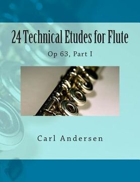 portada 24 Technical Etudes for Flute: Op 63, Part I (en Inglés)
