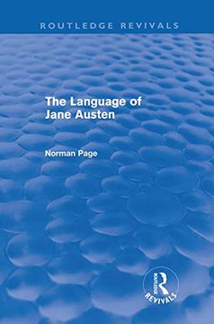 portada The Language of Jane Austen (Routledge Revivals) (en Inglés)
